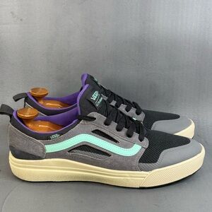 Vans Gray Athletic Shoes with Retro Design